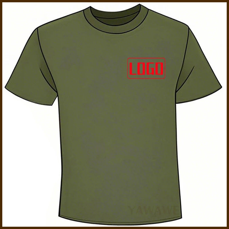 For him Your Own logo Comfort summer tshirt Photo Custom Here Short Sleeve Brand Personalized Oneck Breathable Tee shirt