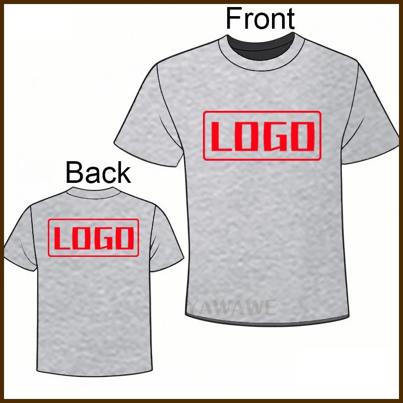 For him Your Own logo Comfort summer tshirt Photo Custom Here Short Sleeve Brand Personalized Oneck Breathable Tee shirt