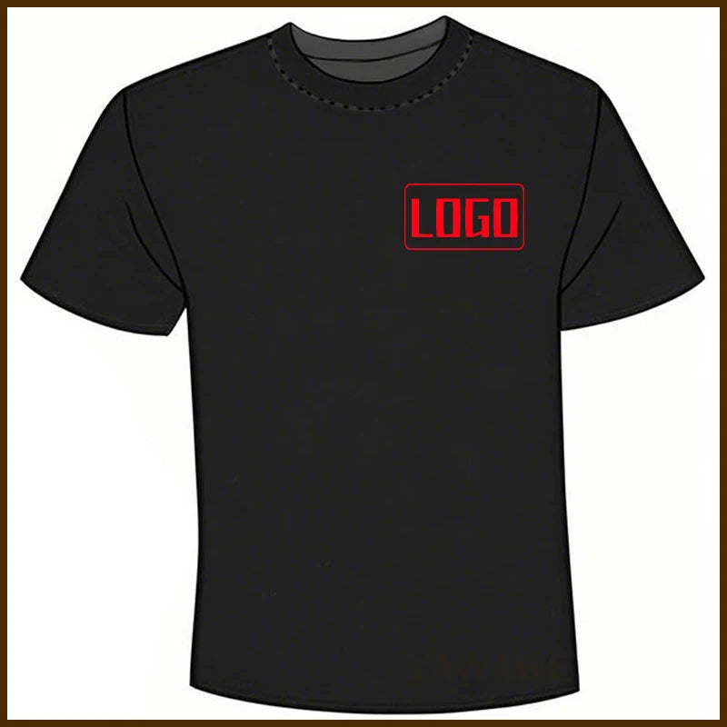 For him Your Own logo Comfort summer tshirt Photo Custom Here Short Sleeve Brand Personalized Oneck Breathable Tee shirt