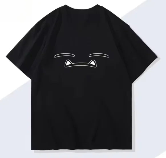 Cotton Printed T-shirt - Summer Style - New Product - Men's and Women's Versions - Loose and Casual Short-sleeved Top