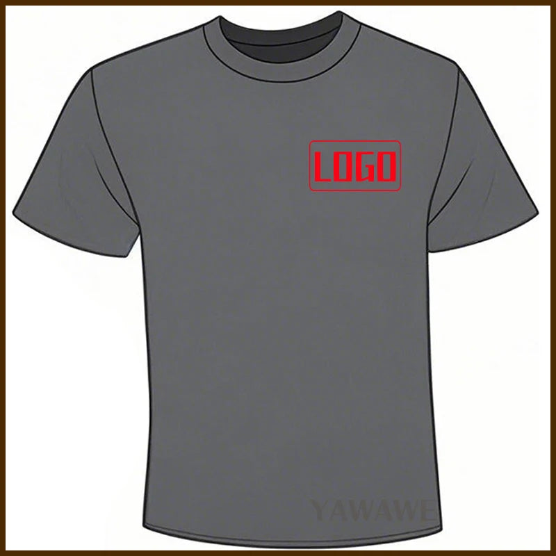 For him Your Own logo Comfort summer tshirt Photo Custom Here Short Sleeve Brand Personalized Oneck Breathable Tee shirt