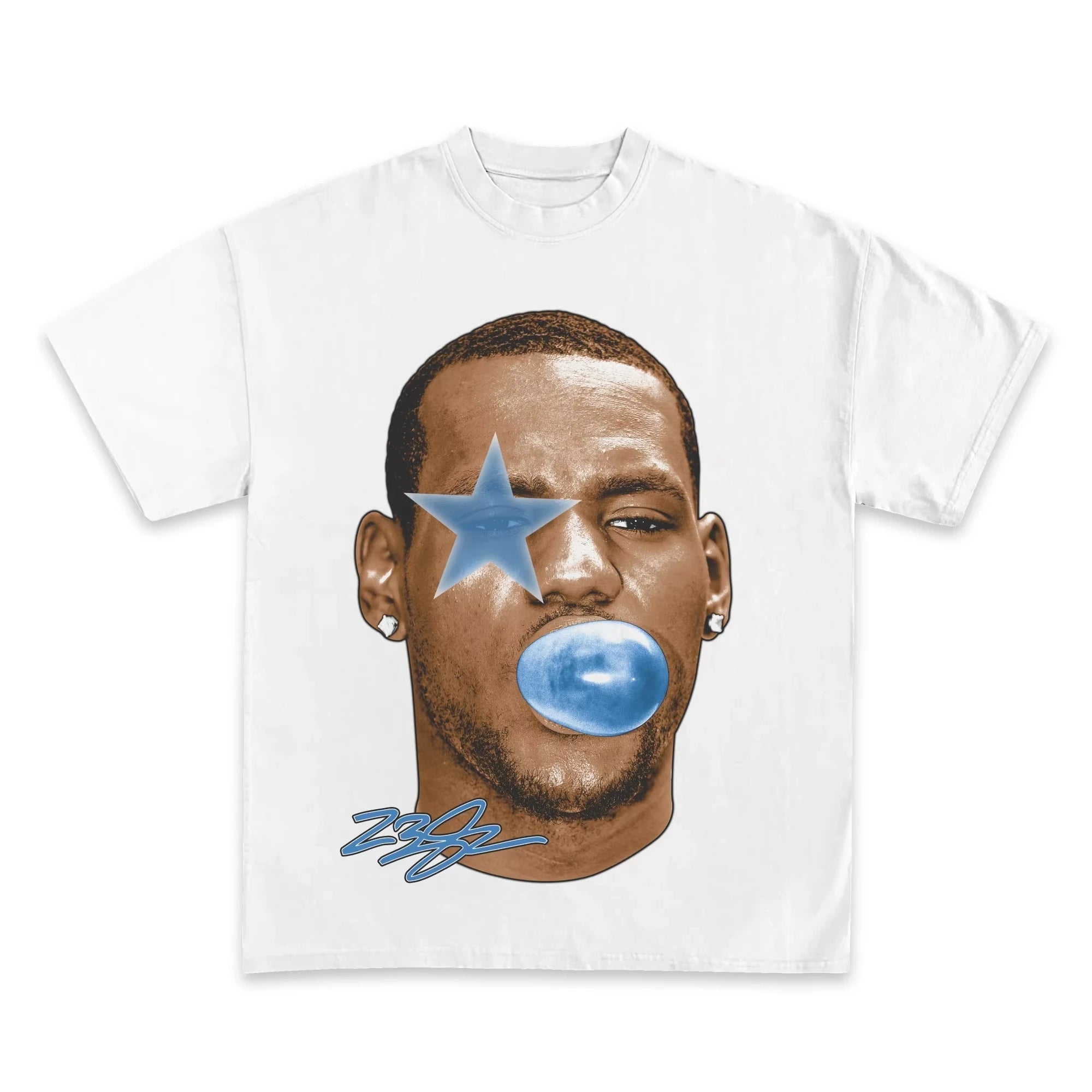 Men's T-shirt Cotton lebron James basketball star T-shirt Harajuku y2k casual O-neck short sleeve unisex
