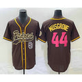San Diego Padres #44 Joe Musgrove Brown HeidiMiller NEW 2023 City Connect Cool Base Stitched Jersey