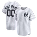 Custom New York Yankees White HeidiMiller Home Limited Jersey