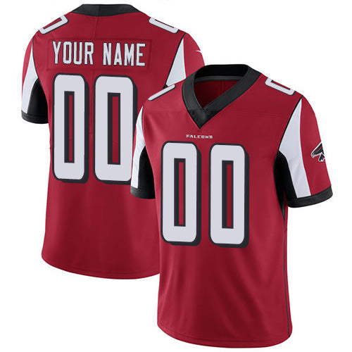Custom A.Falcons Home Red HeidiMiller Vapor Untouchable Limited Jersey