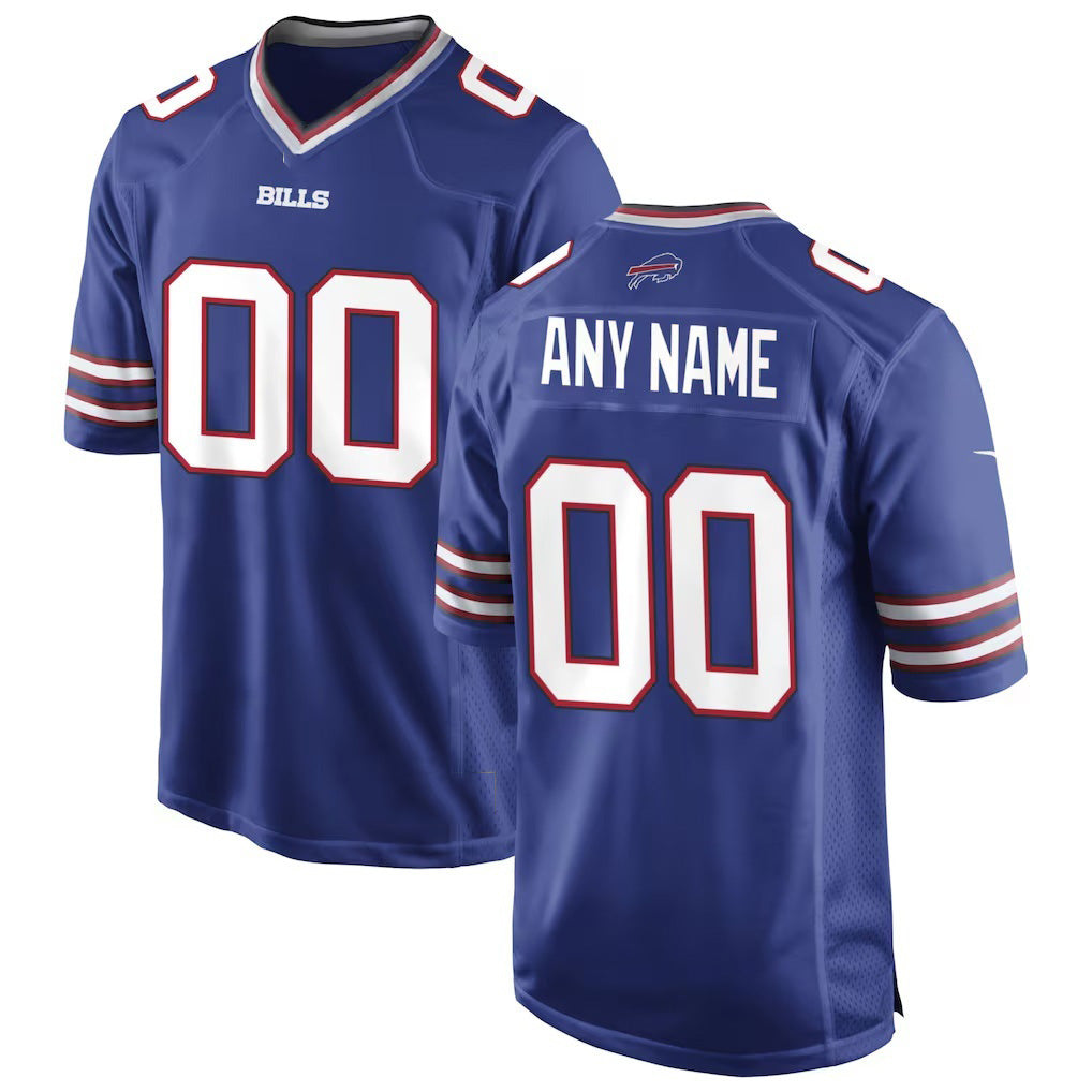 Custom B.Bills Royal HeidiMiller Game Jersey