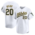 Oakland Athletics #20 Zack Gelof White HeidiMiller Home Limited Player Jersey