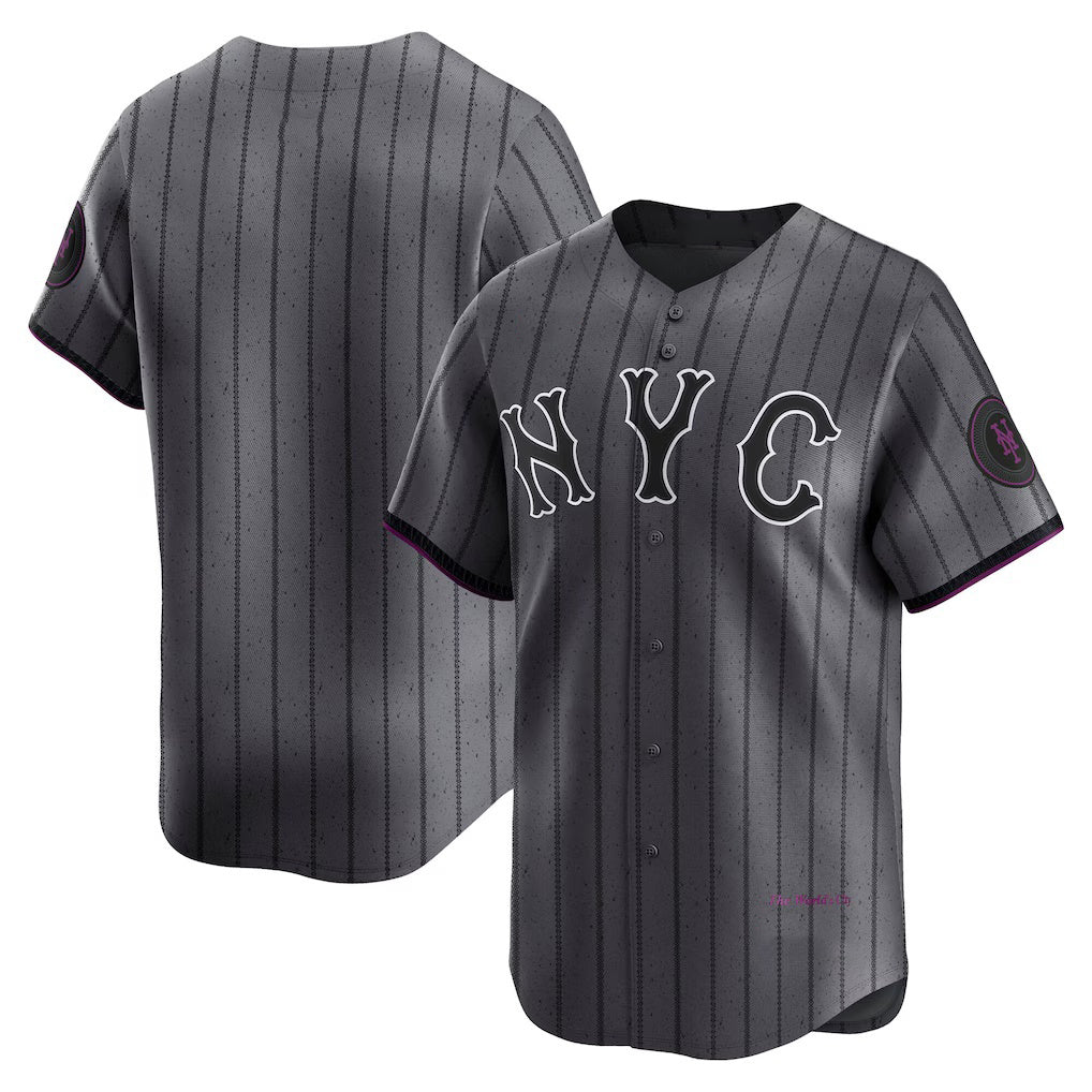 New York Mets Gray HeidiMiller City Connect Limited Jersey