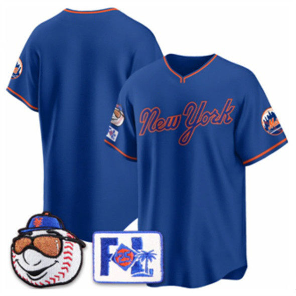 New York Mets Blank Royal HeidiMiller 2025 Spring Training Stitched Jersey