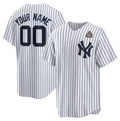 Custom New York Yankees Active Player White HeidiMiller 2024 World Series Cool Base Stitched Jersey