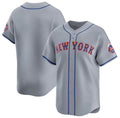 New York Mets Blank 2024 Gray HeidiMiller Away Limited Stitched Jersey