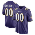 Custom B.Ravens Purple HeidiMiller Game Jersey