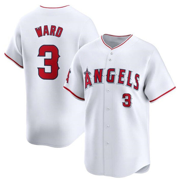 Los Angeles Angels #3 Taylor Ward White HeidiMiller Home Limited Stitched Jersey