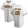 Custom San Diego Padres White HeidiMiller Home Replica Jersey