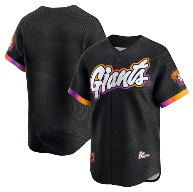 San Francisco Giants Blank Anthracite HeidiMiller 2025 City Connect Limited Stitched Jersey
