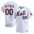 Custom New York Mets White HeidiMiller Home Limited Pick-A-Player Retired Roster Jersey
