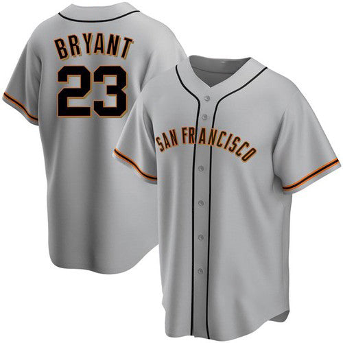 San Francisco Giants #23 Kris Bryant Gray HeidiMiller Cool Base Jersey
