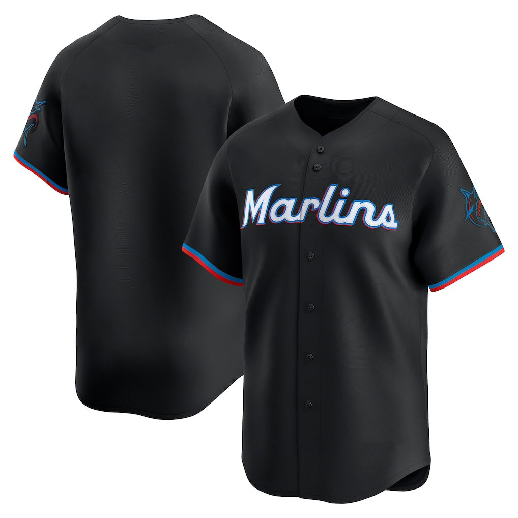 Miami Marlins Black HeidiMiller Alternate Limited Jersey