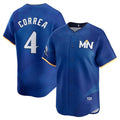 Minnesota Twins #4 Carlos Correa Royal HeidiMiller 2024 City Connect Limited Stitched Jersey