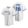 Toronto Blue Jays #16 Yusei Kikuchi White HeidiMiller Cool Base Stitched Jersey