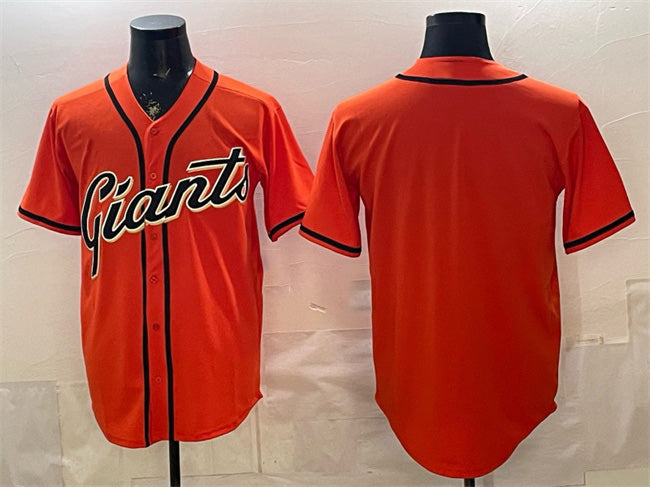 San Francisco Giants Blank Orange HeidiMiller Cool Base Stitched Jersey