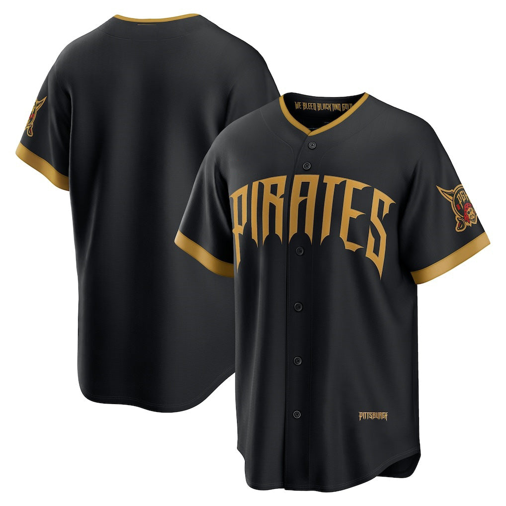 Pittsburgh Pirates Black HeidiMiller 2026 City Connect Stadium Jersey