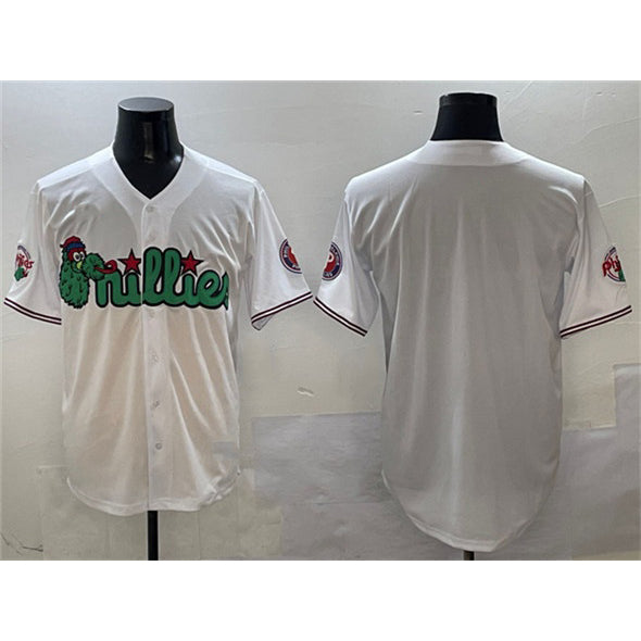 Philadelphia Phillies Blank White HeidiMiller Phanatic Limited Stitched Jersey 2