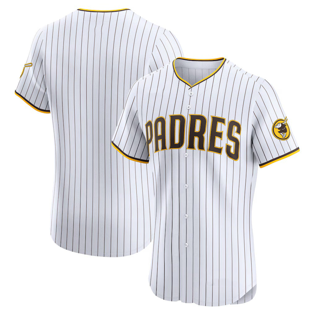 San Diego Padres White HeidiMiller Home Elite Jersey