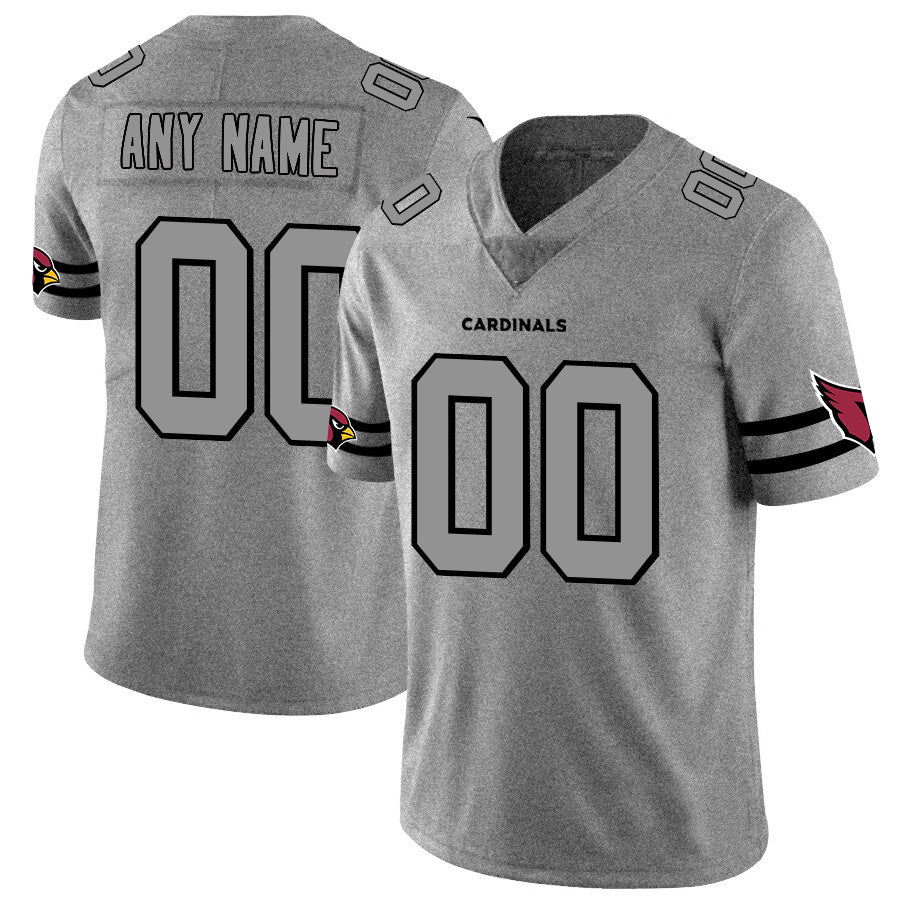 Custom A.Cardinals 2019 Gray Gridiron Gray HeidiMiller Vapor Untouchable Limited Jersey