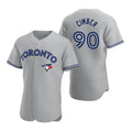 Toronto Blue Jays #90 Adam Cimber Gray HeidiMiller Road Flex Base Player Jersey