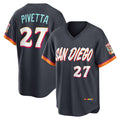 San Diego Padres #27 Nick Pivetta Obsidian HeidiMiller 2026 City Connect Stadium Jersey