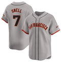 San Francisco Giants #7 Blake Snell Gray HeidiMiller Away Limited Stitched Jersey