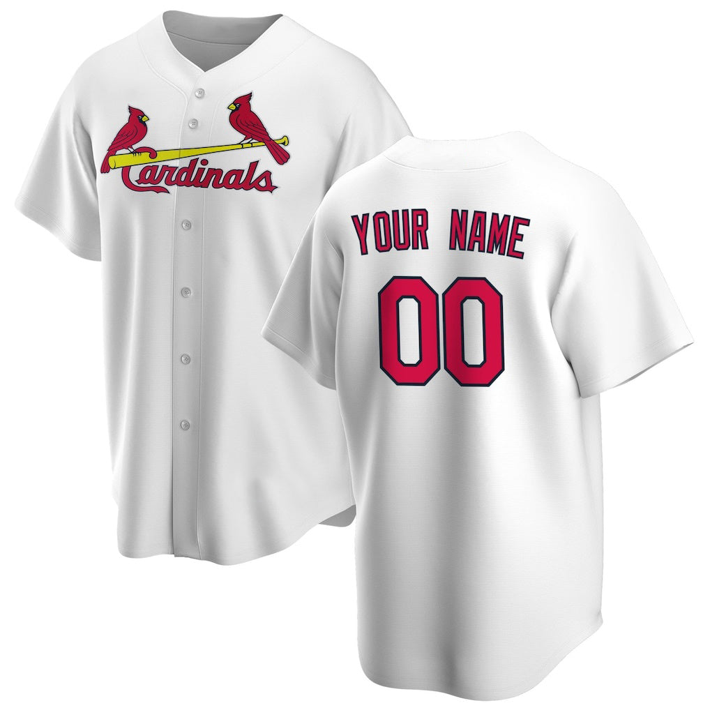 Custom St. Louis Cardinals White HeidiMiller Home Replica Jersey