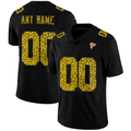 Custom A.Falcons Black HeidiMiller Leopard Print Fashion Vapor Limited Jersey