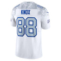 B.Bills #88 Dawson Knox White HeidiMiller 22025 Rivalries Collection Limited Jersey