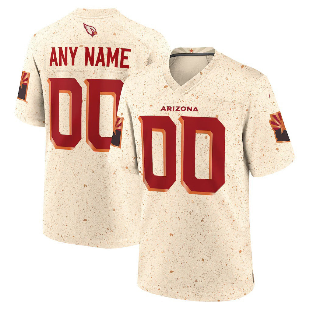 Custom A.Cardinals Natural HeidiMiller 2025 Rivalries Collection Game Jersey