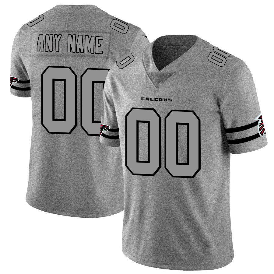 Custom A.Falcons 2019 Gray Gridiron Gray HeidiMiller Vapor Untouchable Limited Jersey