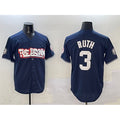 New York Yankees #3 Babe Ruth Navy HeidiMiller Bronx Graffiti Vapor Limited Stitched Jersey