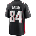 A.Falcons #84 Alfred Jenkins Black HeidiMiller Game Retired Player Jersey