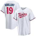Minnesota Twins #19 Alex Kirilloff White HeidiMiller Cool Base Stitched Jerseys