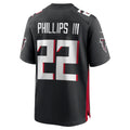 A.Falcons #22 Clark Phillips III Black HeidiMiller Team Game Jersey