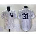 New York Yankees #31 Ichiro Suzuki White HeidiMiller Cool Base Limited Stitched Jersey
