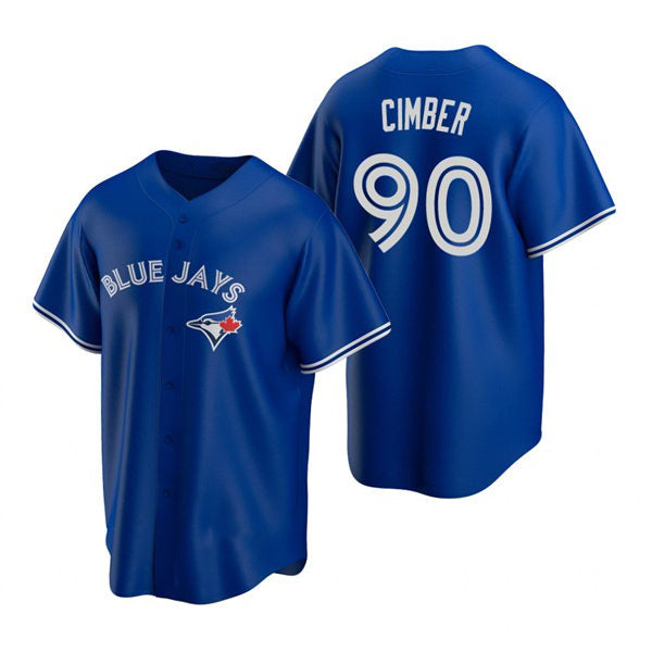 Toronto Blue Jays #90 Adam Cimber Royal HeidiMiller Alternate Cool Base Jersey