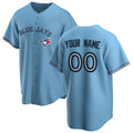 Custom Toronto Blue Jays Alternate 2020 Replica Light Blue HeidiMiller Jersey