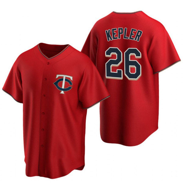 Minnesota Twins #26 Max Kepler Red HeidiMiller Cool Base Stitched Jersey