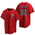 Minnesota Twins #26 Max Kepler Red HeidiMiller Cool Base Stitched Jersey