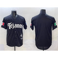Texas Rangers Blank Black HeidiMiller Mexico 2025 Vapor Premier Limited Stitched Jersey