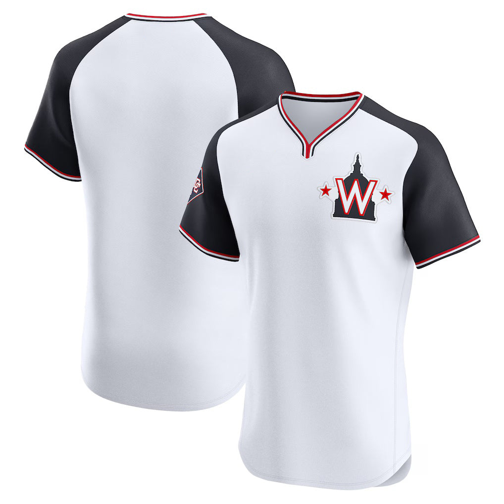 Washington Nationals White HeidiMiller Alternate Elite Jersey
