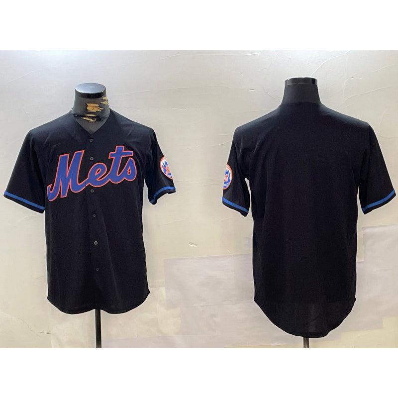New York Mets Team Big Logo Graphite HeidiMiller 2024 City Connect Limited Stitched Jersey