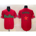 Philadelphia Phillies Red HeidiMiller Phanatic Limited Stitched Jersey